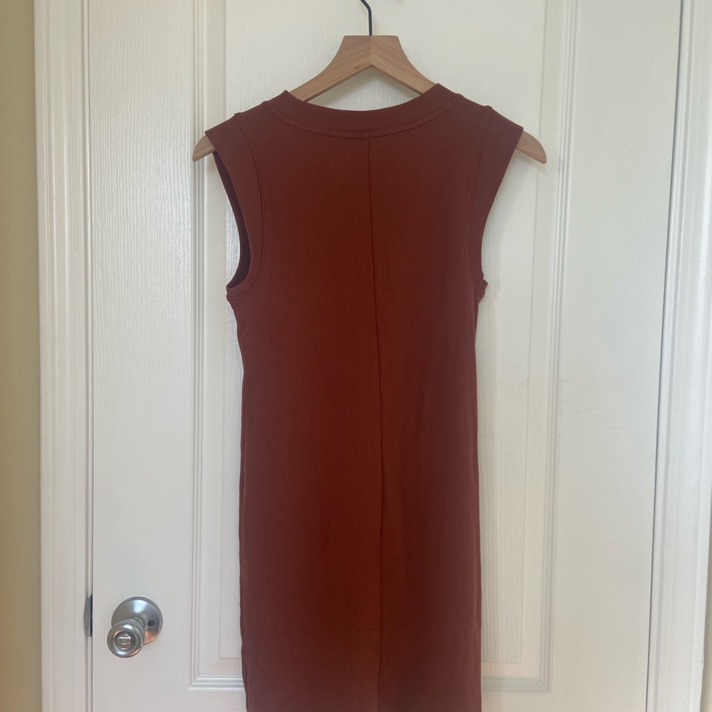a new day Sleeveless Rust Dress - Picture 5 of 6